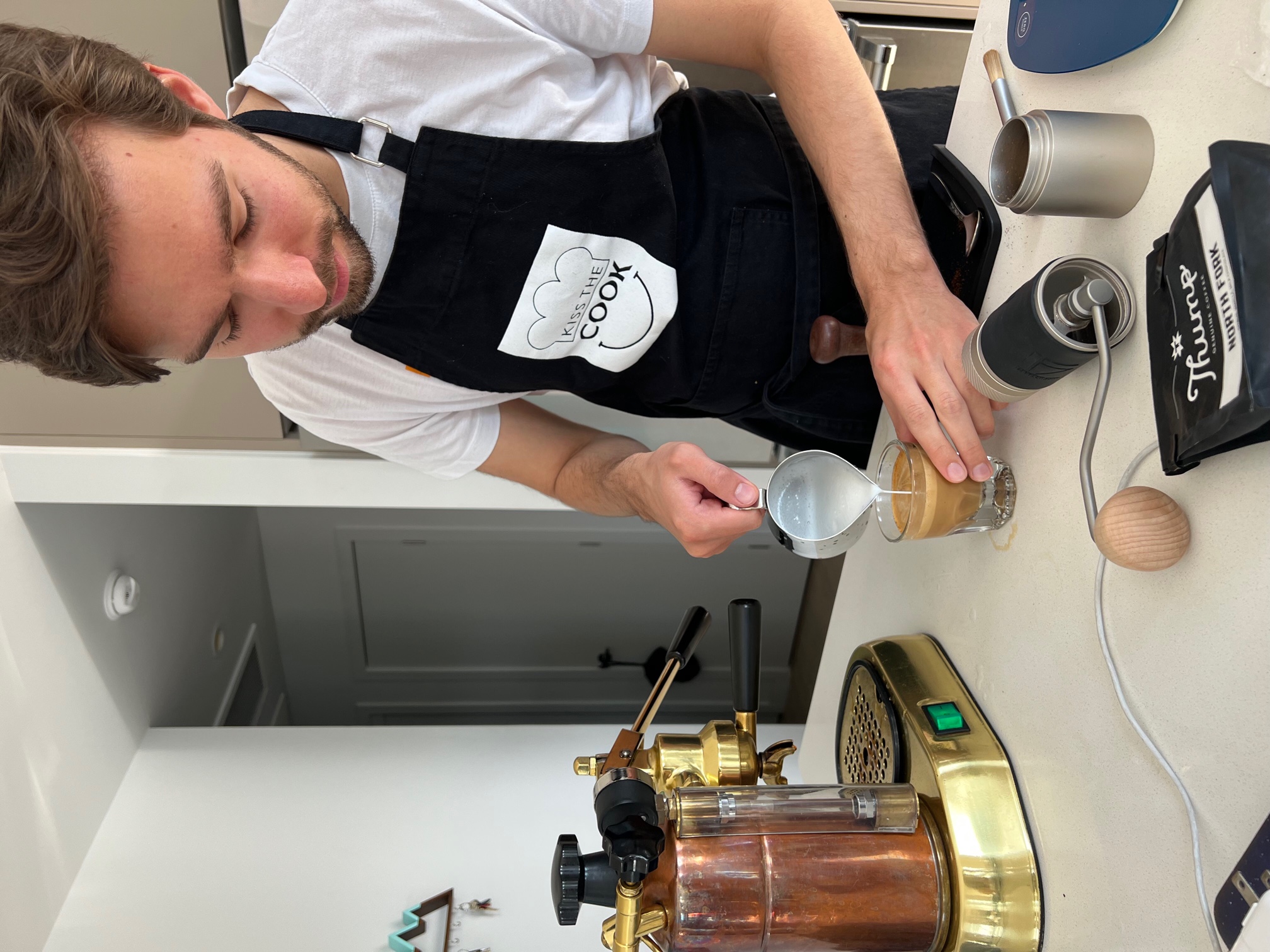 Making espresso at home